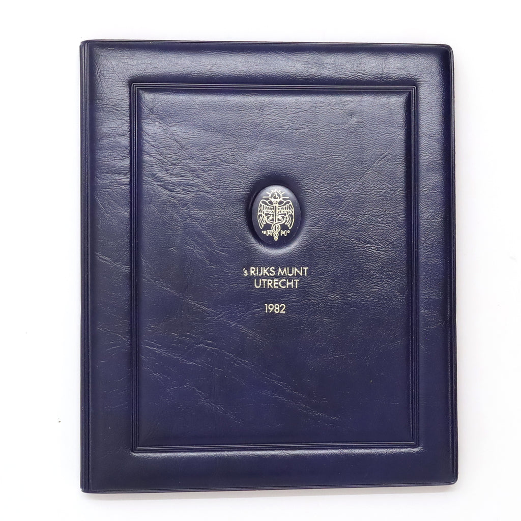 Netherlands 1982 5-Coin & Token Mint Set in Presentation Folder (minor issues)