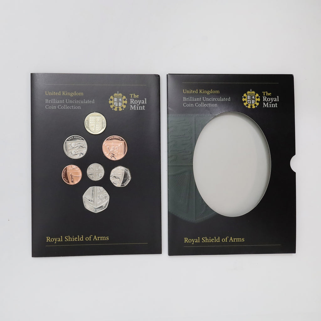 United Kingdom 2008 7-Coin Royal Shield of Arms Proof Collection in Folder (issues)