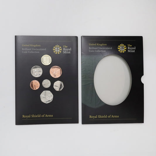 United Kingdom 2008 7-Coin Royal Shield of Arms Proof Collection in Folder (issues)