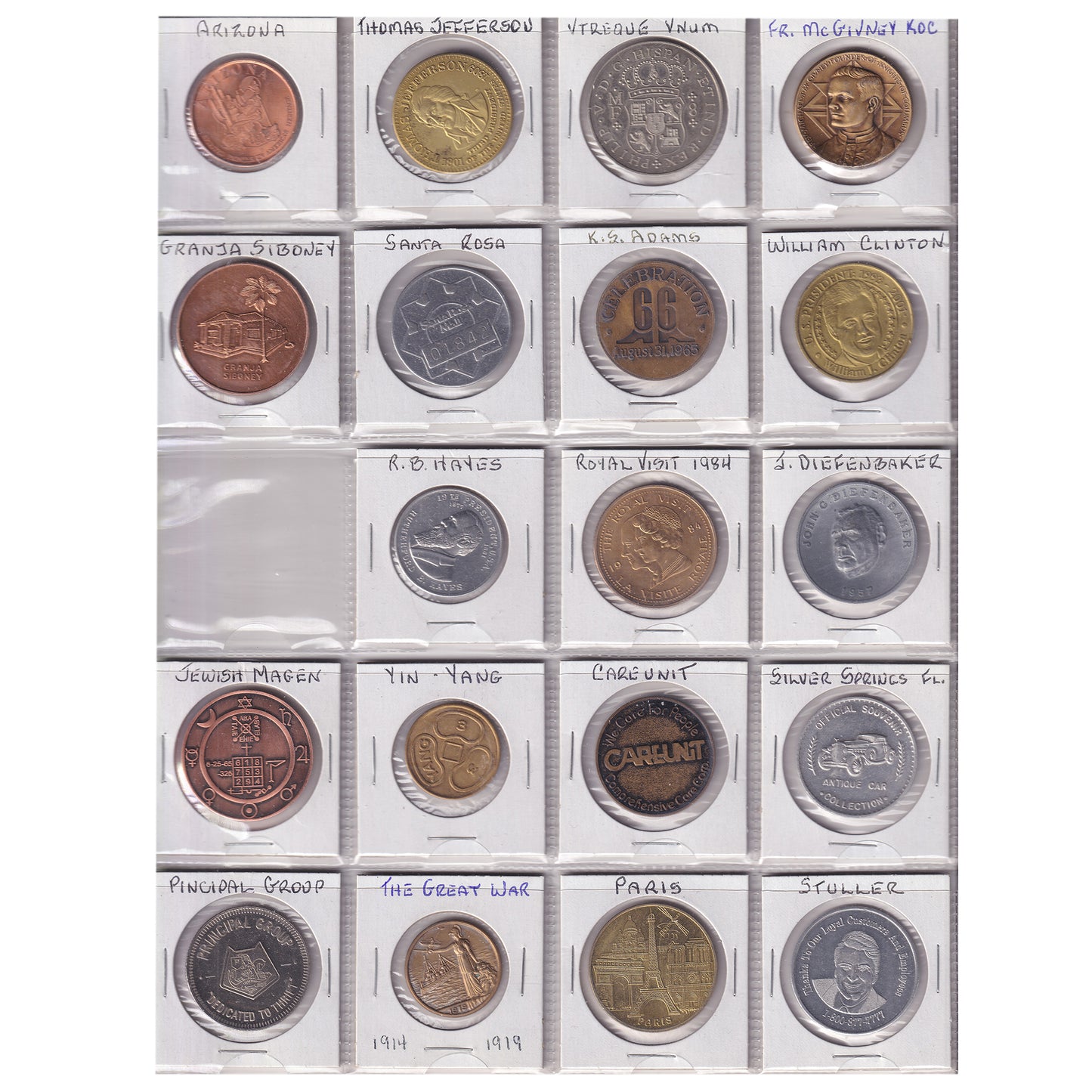 Group Lot of 59x Assorted Tokens! Souvenir, arcade, commemorative, and more! 59pcs
