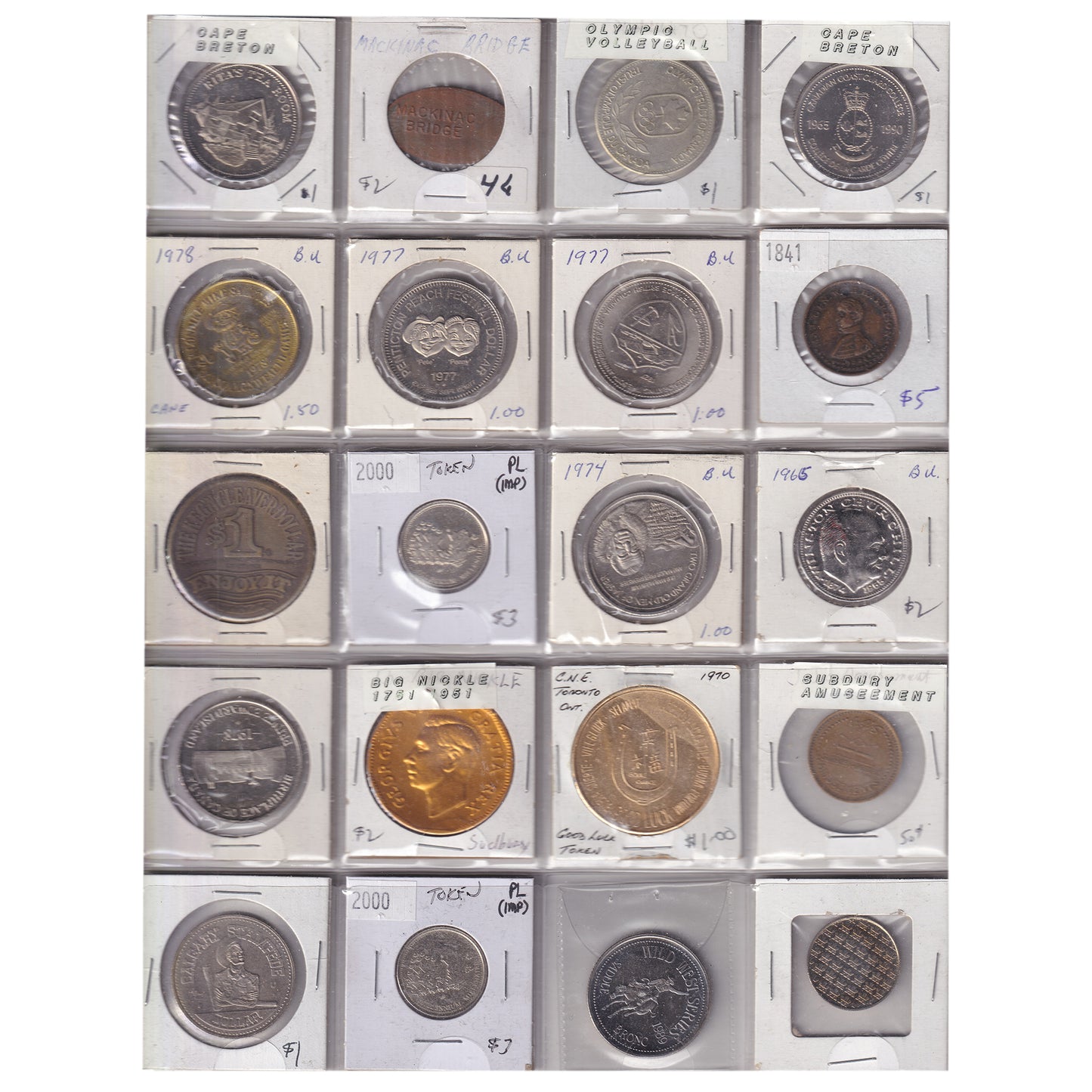 Group Lot of 59x Assorted Tokens! Souvenir, arcade, commemorative, and more! 59pcs