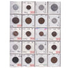 Group Lot of 60x 1863-2016 World Coins, Various Countries & Denominations, 60pcs