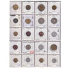 Group Lot of 60x 1863-2016 World Coins, Various Countries & Denominations, 60pcs