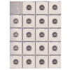 Estate Lot of 319x 1970-2006 Canada 5-cents in White Binder