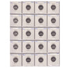 Estate Lot of 319x 1970-2006 Canada 5-cents in White Binder
