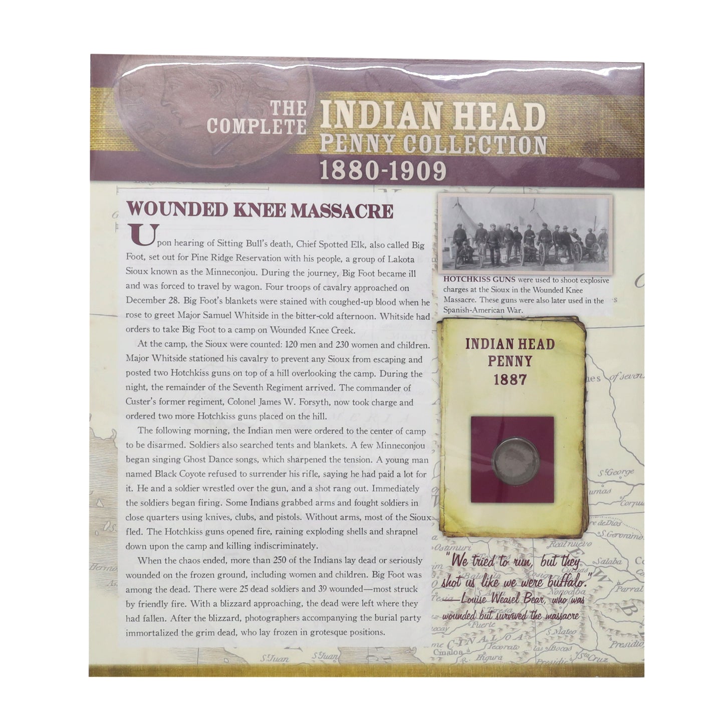 USA 1880-1909 Indian Head Penny Collection in Official Presentation Binder (not complete)