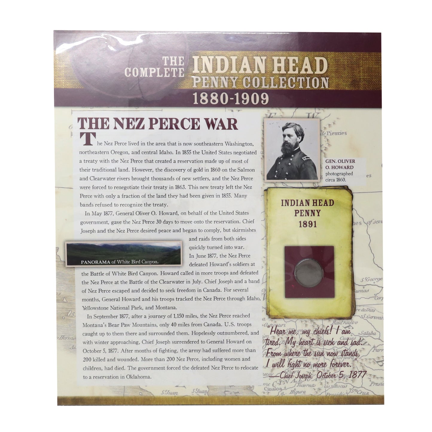 USA 1880-1909 Indian Head Penny Collection in Official Presentation Binder (not complete)