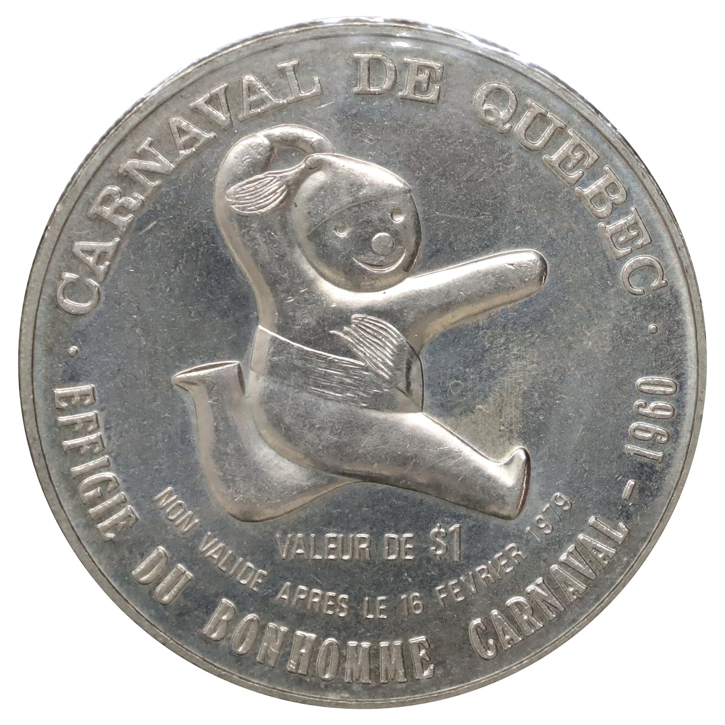 1979 Canada Carnaval de Quebec Bonhomme Souvenir Token