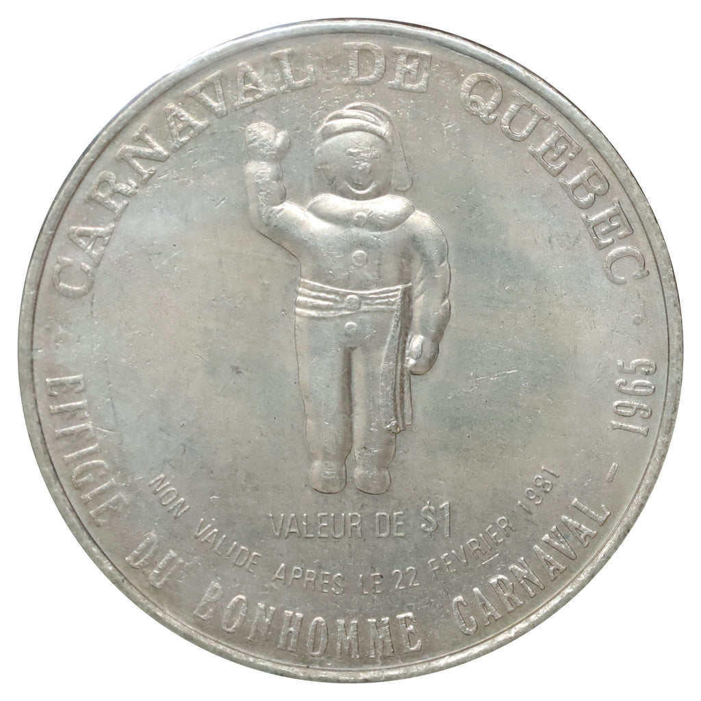 1981 Canada Carnaval de Quebec Bonhomme Souvenir Token (Colisee)