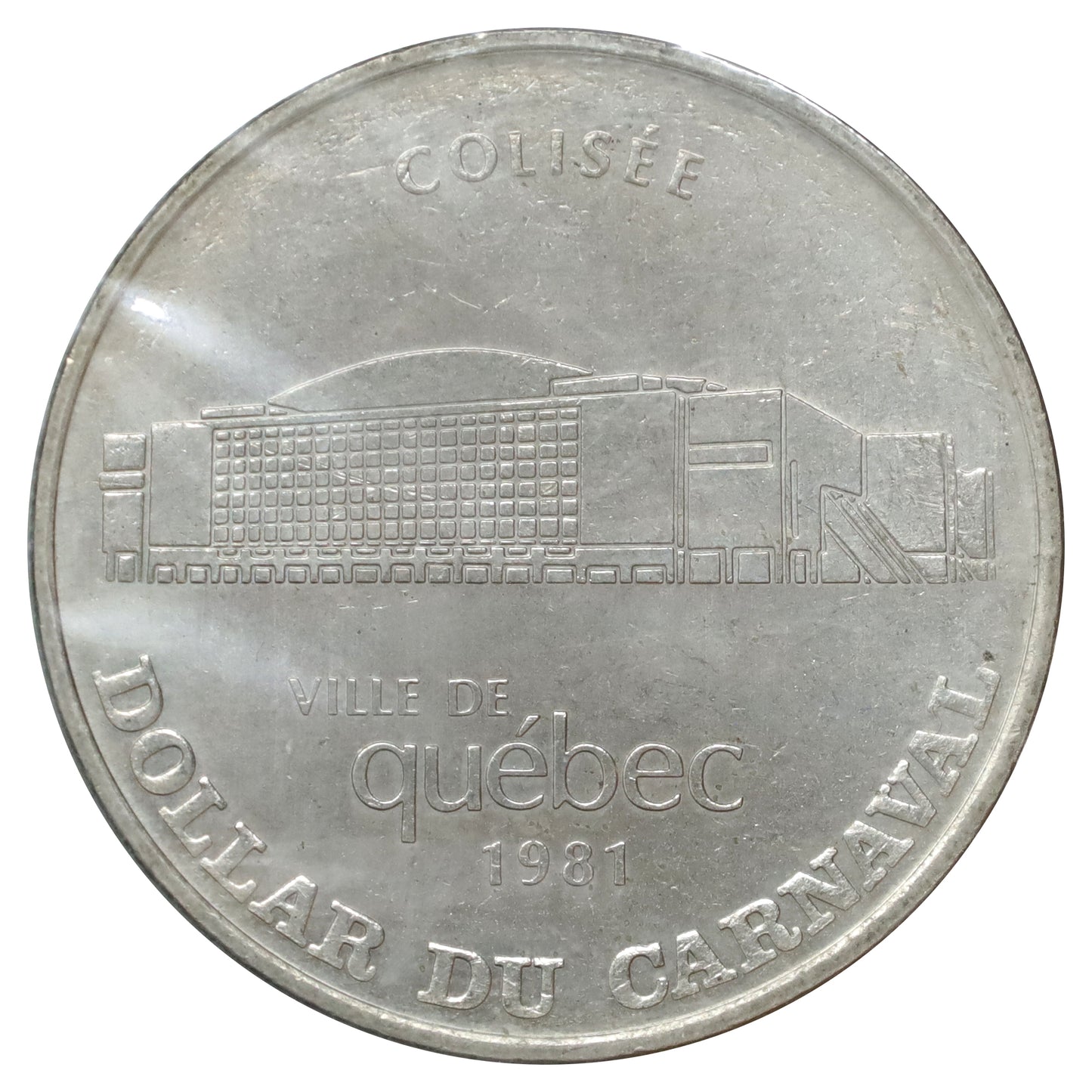 1981 Canada Carnaval de Quebec Bonhomme Souvenir Token (Colisee)