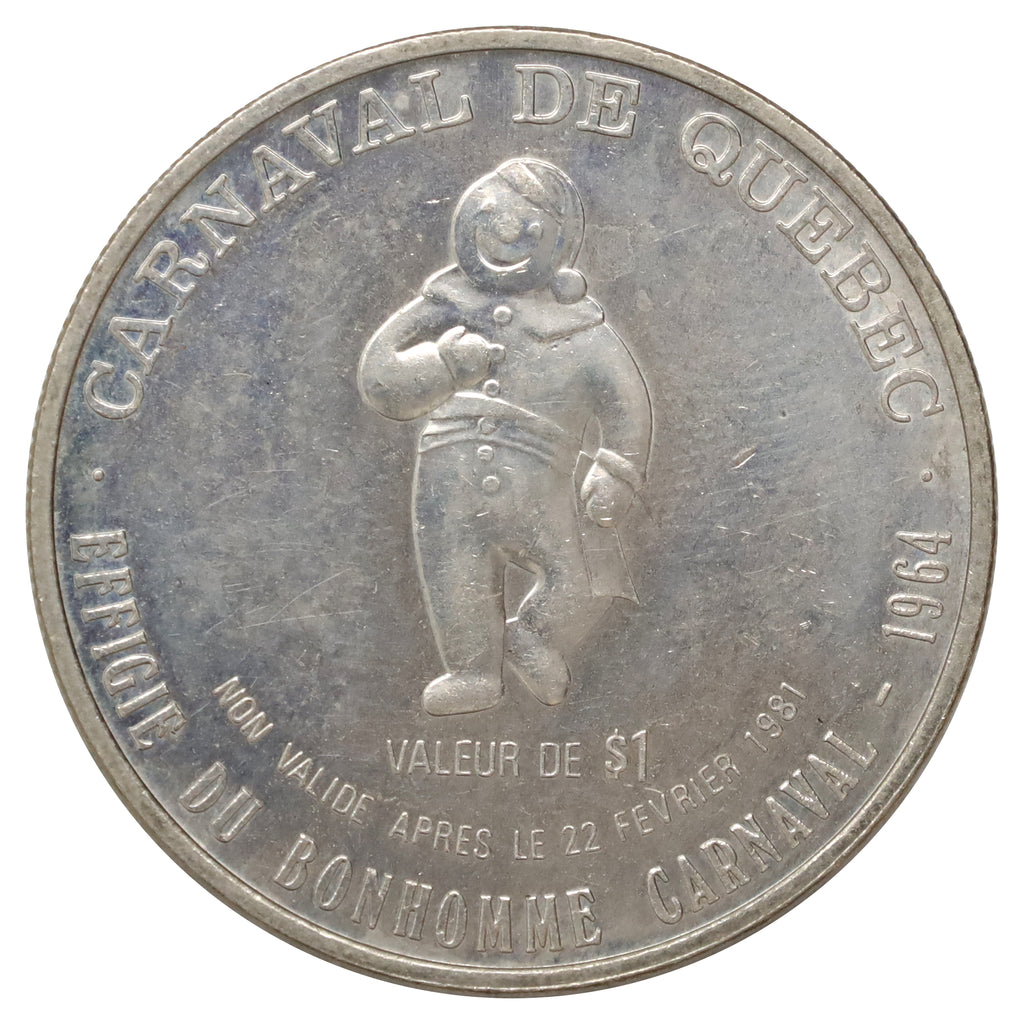 1981 Canada Carnaval de Quebec Bonhomme Souvenir Token (Notre Dame)