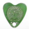 Vintage Guelph, ON, Royal Dairy Triangular Milk Token, Good For 1 Non-Fat Quart