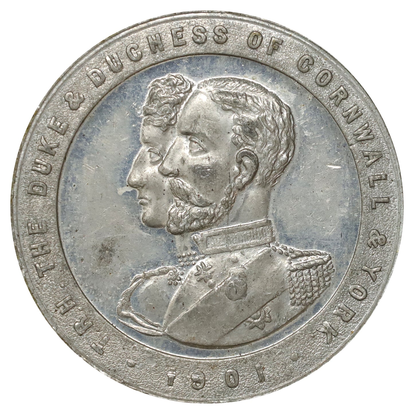1901 Canada Royal Visit Duke & Duchess of Cornwall & York Commemorative Medallion