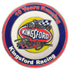 NASCAR Kingsford Race Car "10 Years Running" Enamelled Medallion