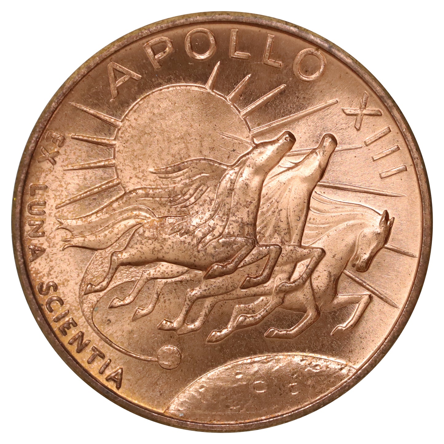 NASA Apollo XIII Commemorative Copper Token