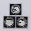 Lot of 3x Somalia 2016-2022 100 Shillings Elephant 1oz .9999 Silver, 3pcs (No Tax) scuffs