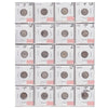 Group Lot of 20x 1881-1920 Canada 5-cents AG to VF, 20pcs (impaired)