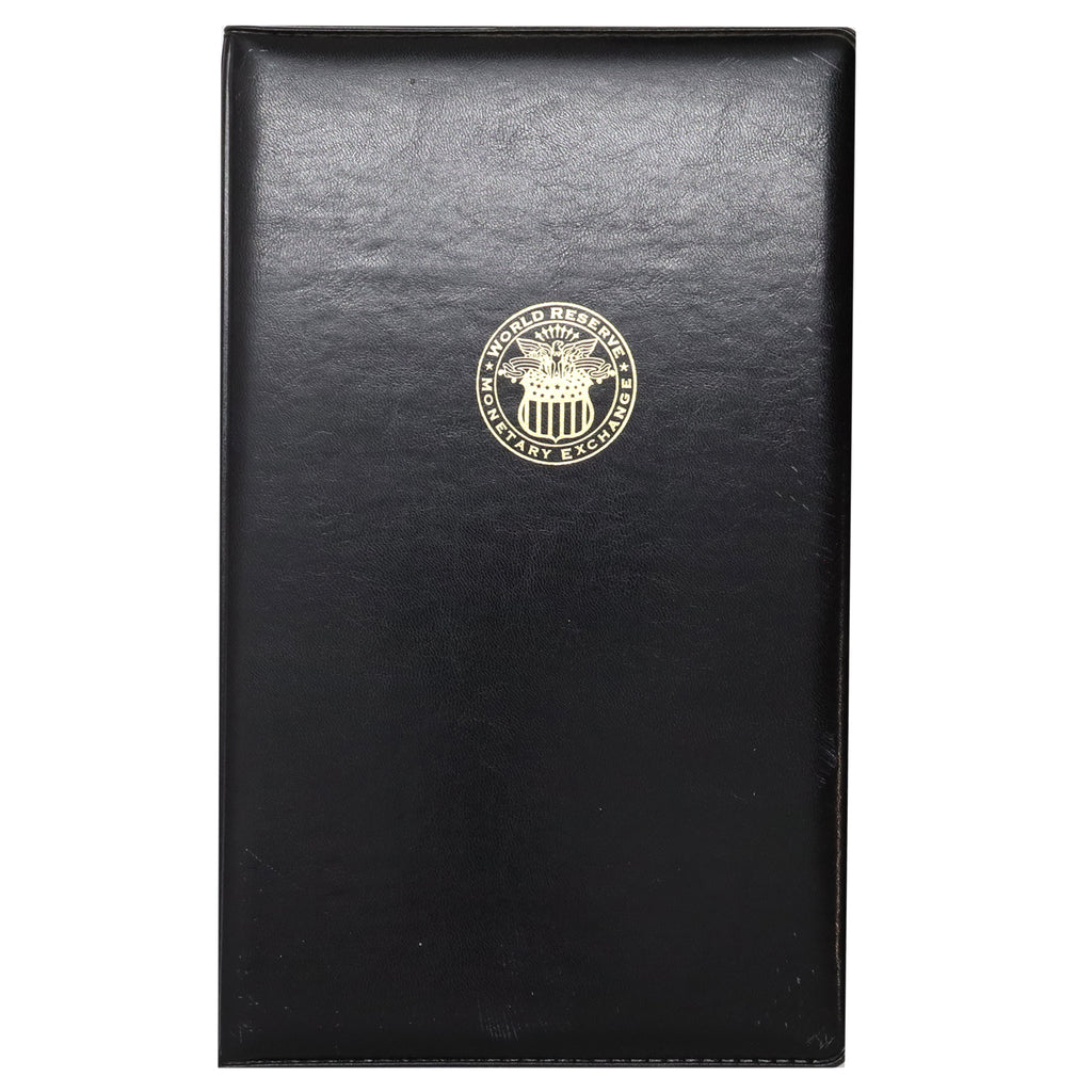 2009 USA $2 Uncut Sheet of 4 Notes in World Reserve Monetary Exchange Folder (scuffed)