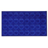 Deluxe Plush Blue Coin Case for Canada Dollars, Holds 64 Capsules