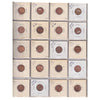 Estate Lot of 206x 1897-2011 Canada 1-cent in Metallic Binder