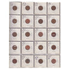 Estate Lot of 206x 1897-2011 Canada 1-cent in Metallic Binder