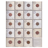 Estate Lot of 206x 1897-2011 Canada 1-cent in Metallic Binder