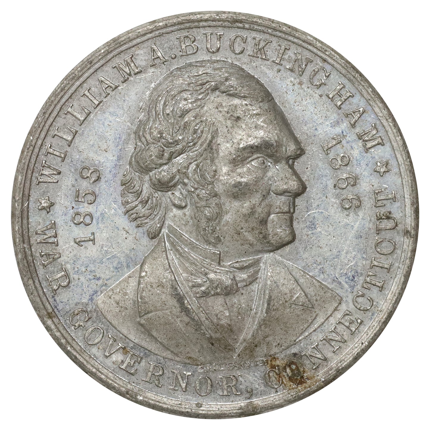 1884 USA Union Veterans Reunion Buckingham Statue Unveiling Commemorative Token