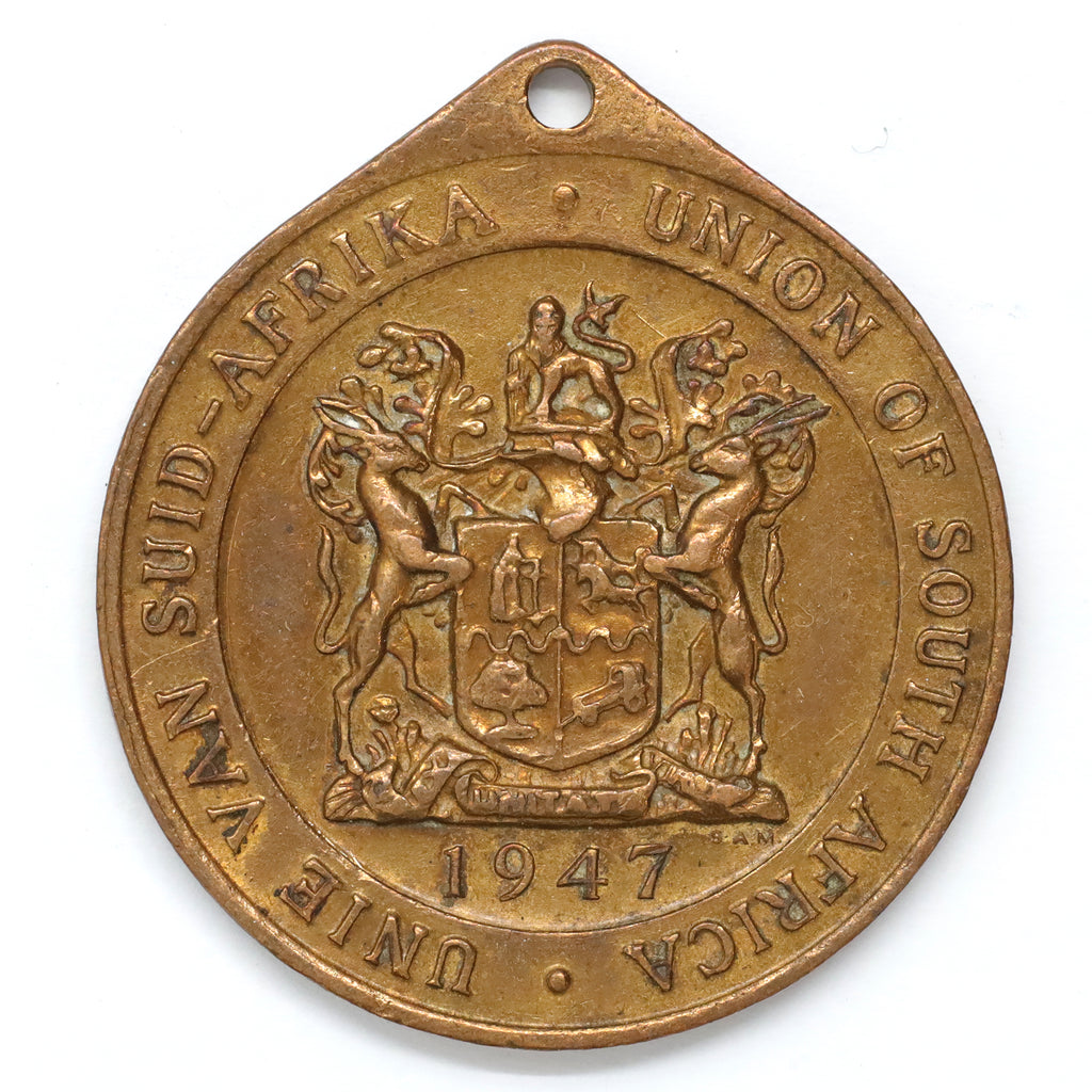 South Africa 1947 King George VI Queen Elizabeth Royal Visit Commemorative Medal