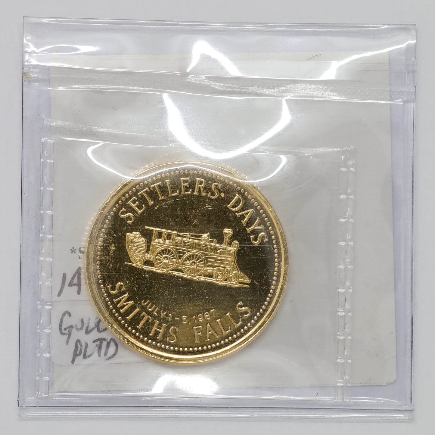 1987 Smiths Falls, ON, Settlers Days Dollar Token