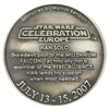 2007 Star Wars Celebration Europe Sweden Han Solo 5 cm Medallion