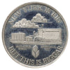 1997 Biggar, SK, "New York Is Big, But This Is Biggar!" World Record Buck $2 Trade Token