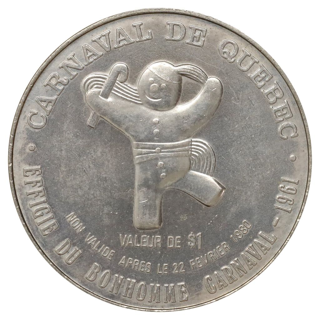 1980 Canada Carnaval de Quebec Porte St-Jean Bonhomme Souvenir Token