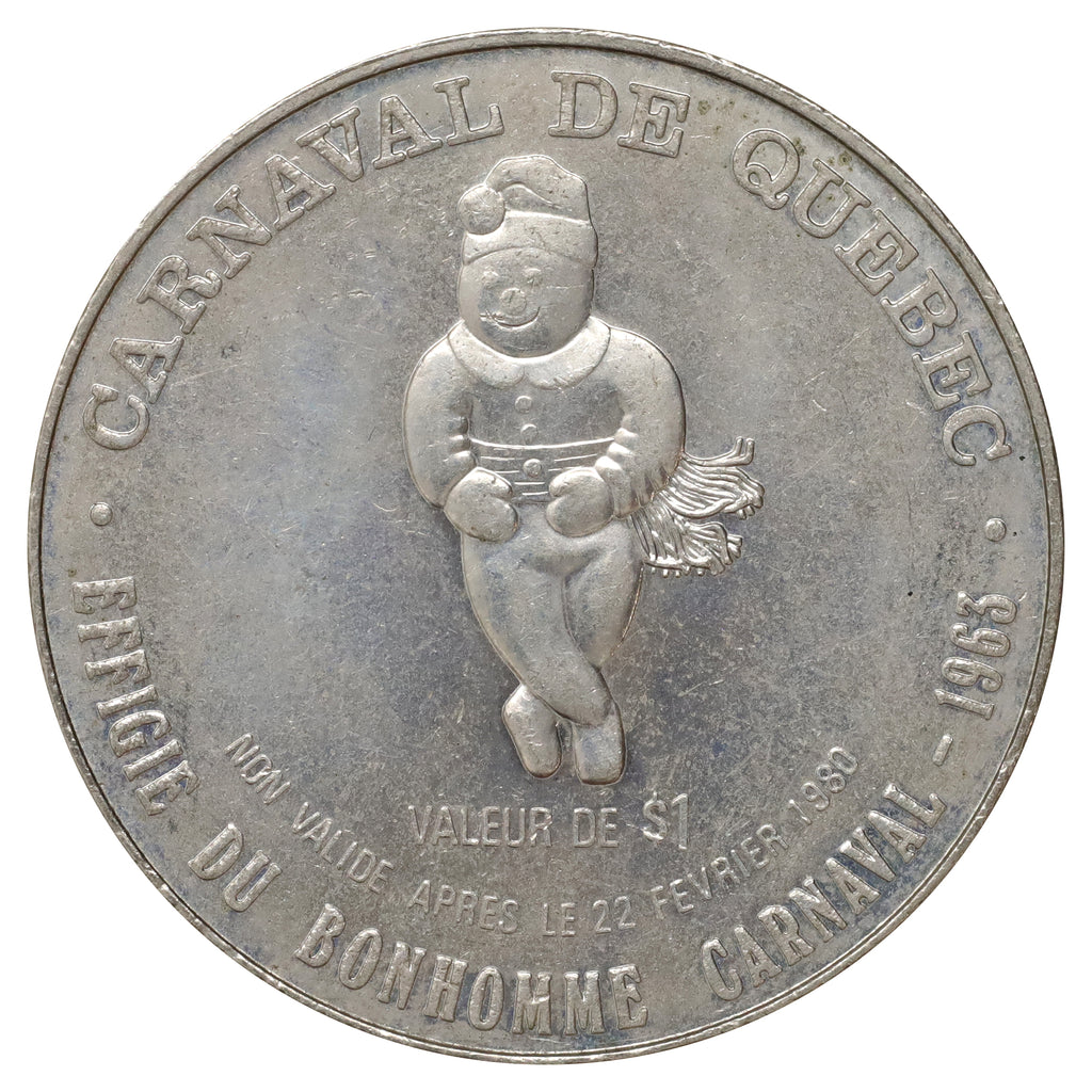 1980 Canada Carnaval de Quebec Porte St-Louis Bonhomme Souvenir Token
