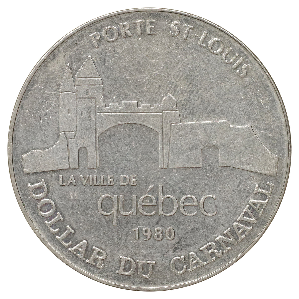 1980 Canada Carnaval de Quebec Porte St-Louis Bonhomme Souvenir Token