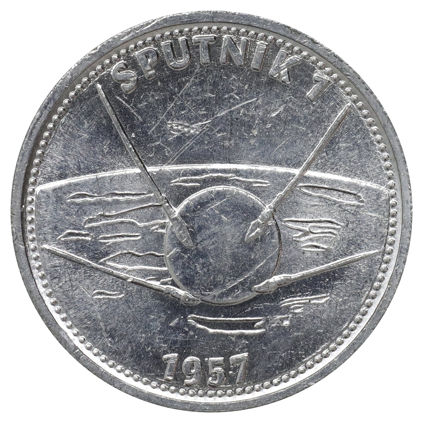 1969 Shell "Man In Flight" Sputnik 1 Token