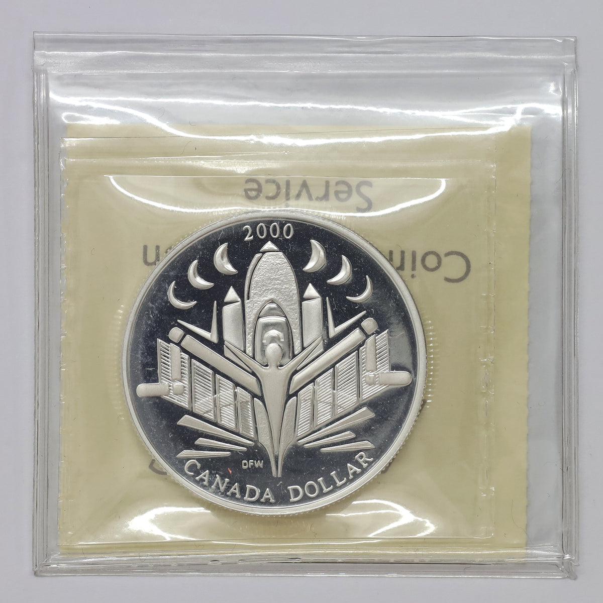 2000 Canada Voyage of Discovery Proof Sterling Silver Dollar ICCS Certified PF66 UHC