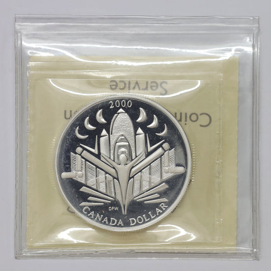 2000 Canada Voyage of Discovery Proof Sterling Silver Dollar ICCS Certified PF66 UHC