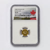 2008 Canada $1 1/20oz. .9999 Gold Maple Leaf NGC Certified MS69 (No Tax)