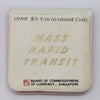 Singapore 1989 Mass Rapid Transit Commemorative Token in Original case (light wear)