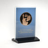 1986 USA Statue of Liberty Rededication Eyewitness Commemorative Medal w/ Display (wear)