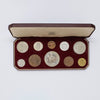 United Kingdom 1953 10-coin Proof Set in Original Case (wear)