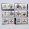 Lot of 6x 2001 Canada NHL All-Stars Stamp & Medallion Sets (issues)