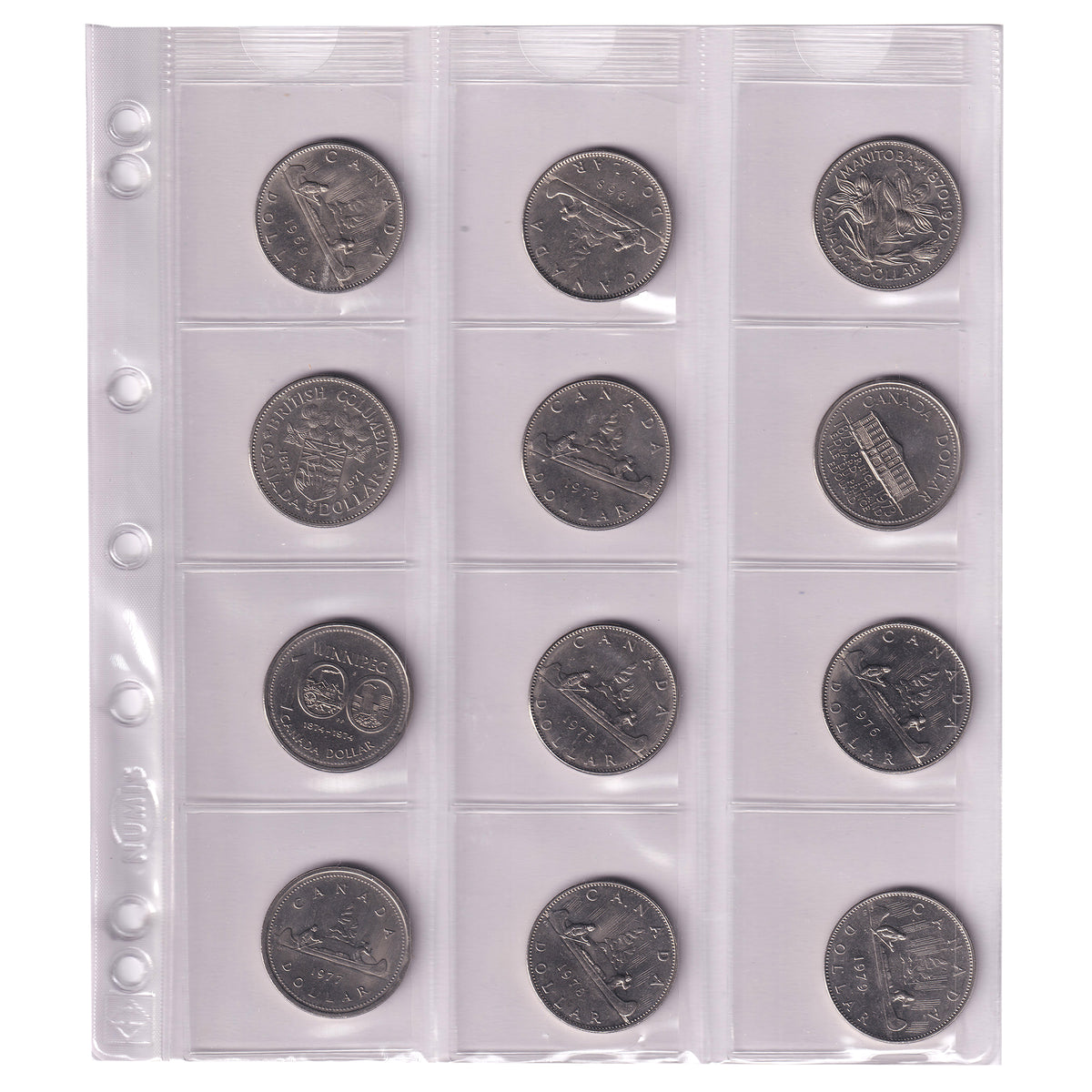Estate Lot of 75x 1968-2021 Canada Dollars & 50-Cents in Deluxe Album