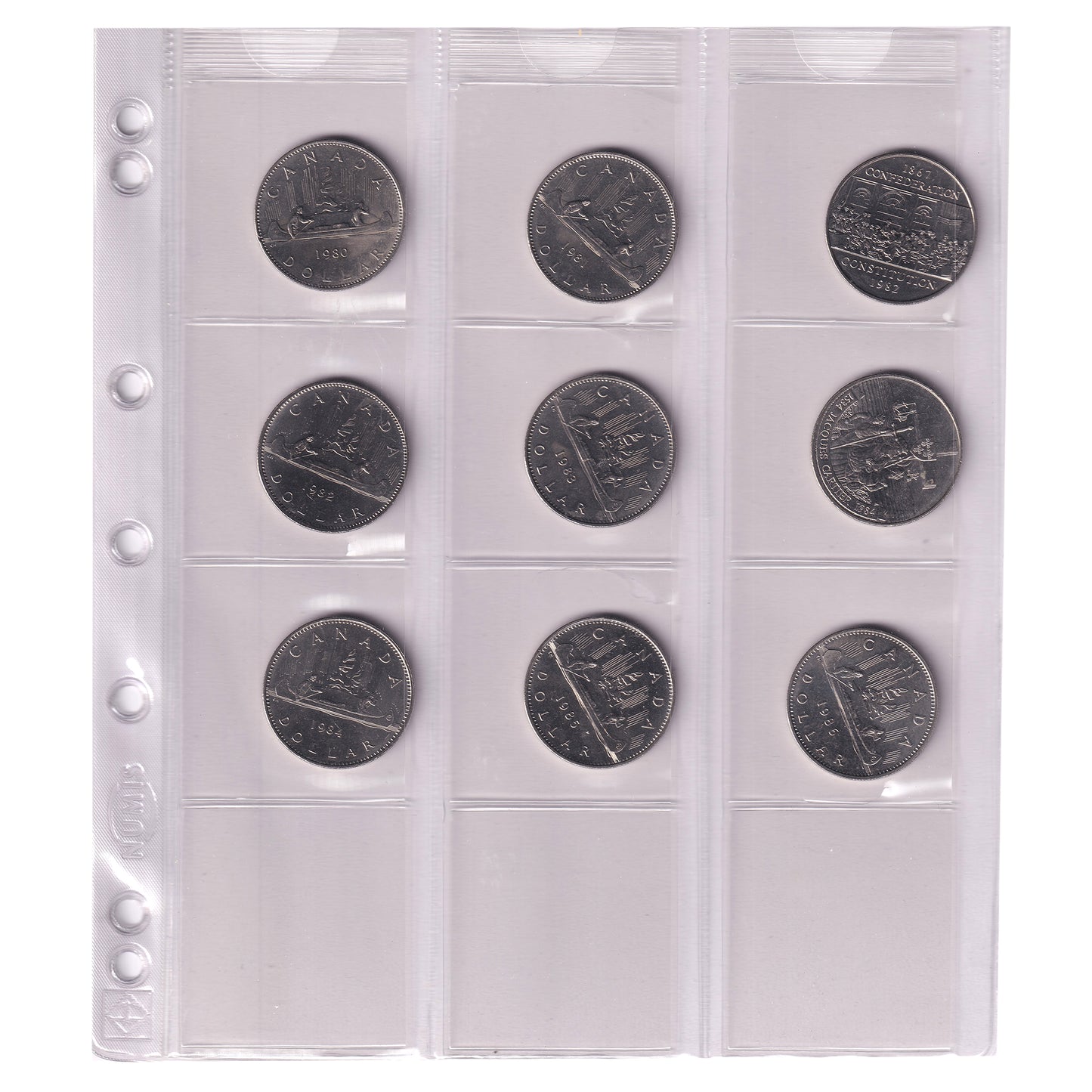 Estate Lot of 75x 1968-2021 Canada Dollars & 50-Cents in Deluxe Album