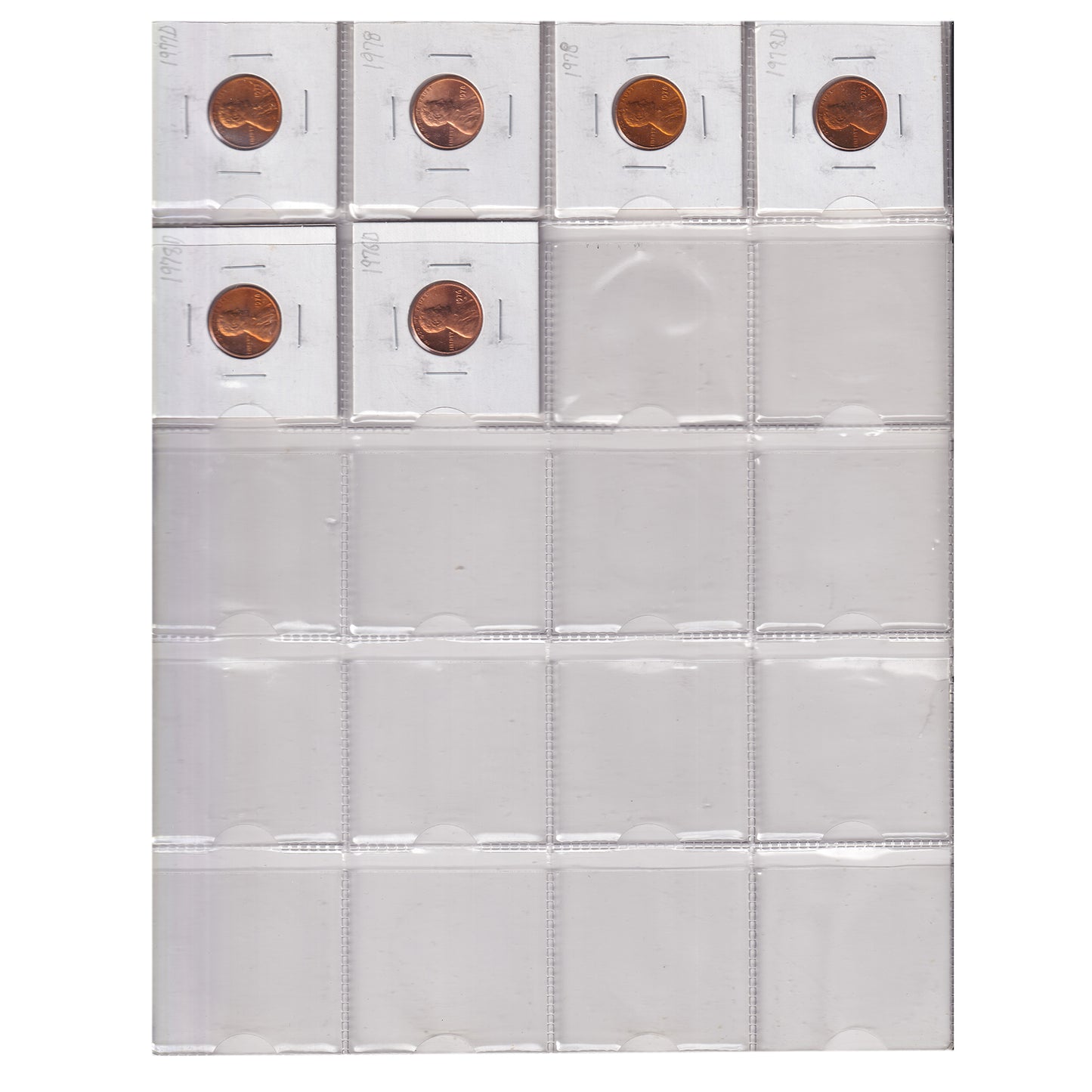 Group Lot of 84x 1879-1978 USA Cents, 84pcs