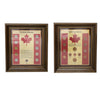 Pair of Vintage Framed Canadian Decimal Collections, 2pcs (light wear)