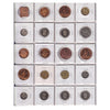 Estate Lot of 158x 1967-1992 Great Britain Coins Broken from UK Proof Sets in Red Binder
