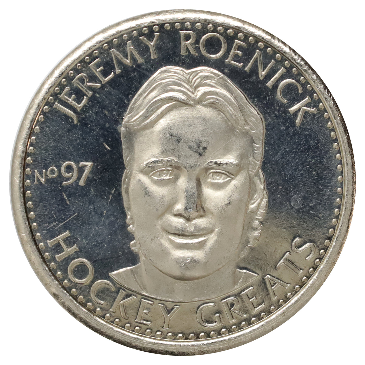 1996 NHLPA Hockey Greats Jeremy Roenick Limited Edition Medallion