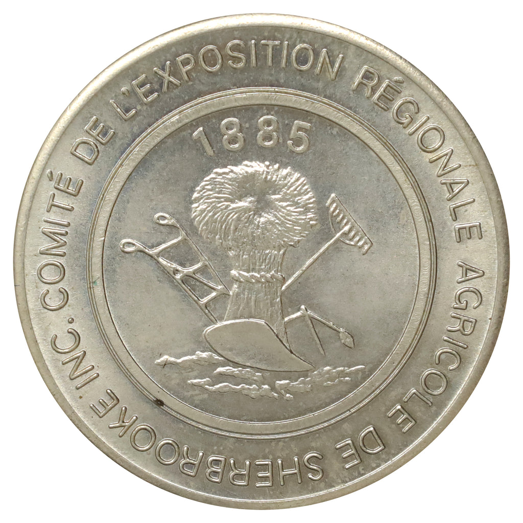 1985 Estrie, QC, Sherbrooke Regional Agricultural Exhibition Centennial Dollar Token