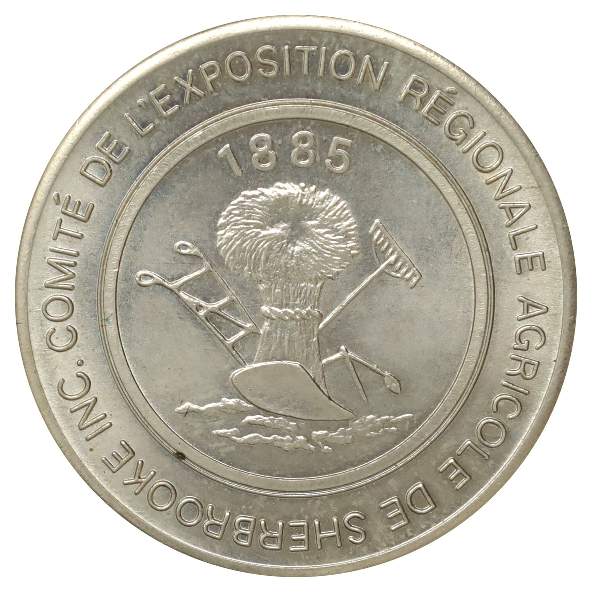 1985 Estrie, QC, Sherbrooke Regional Agricultural Exhibition Centennial Dollar Token